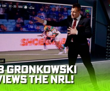 'I don't think I would ever do this without pads!' 💥 I Gronk gets introduced to the NRL I Fox League