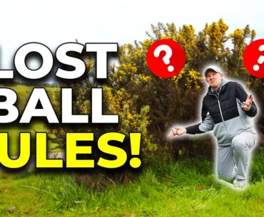 What To Do When You LOSE YOUR GOLF BALL! Rules Refresher