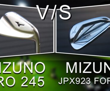 Mizuno Pro 245 vs Mizuno JPX923 Forged Forgiveness Comparison