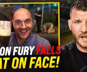 BISPING reacts: Tyson Fury FACE PLANTS while DRUNK!? | Cause for Concern or Is It Overblown?