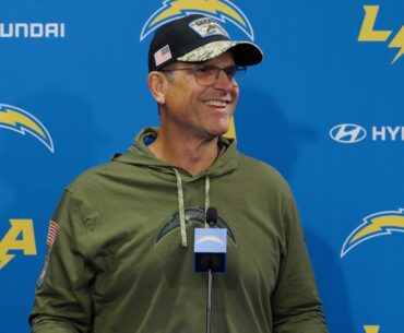 Jim Harbaugh On 2024 Minicamp Day 1 | LA Chargers