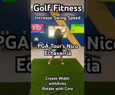 Golfers! How to Create More Swing Speed! #golf #golffitness #pgatour #athlete