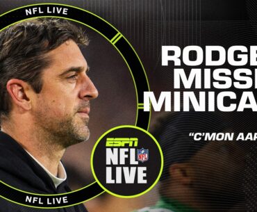 C'MON AARON! UNFORCED ERROR! AVOIDABLE! 🗣️ Thoughts on Rodgers missing Jets minicamp | NFL Live