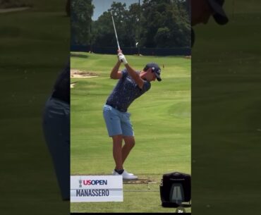 Mateo Manassero drill at the US Open #golfswing #drill #matteomanassero