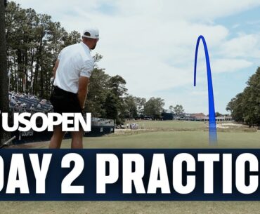 Behind the scenes at The U.S Open | Day 2 Practice at Pinehurst