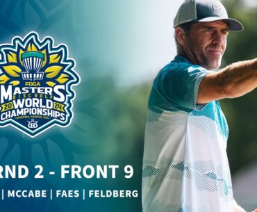 2024 PDGA Masters Disc Golf World Championships | MP40 R2F9 | Rovere, McCabe, Faes, Feldberg
