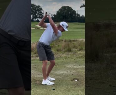 Jake Knapp Swing At The 2024 U.S. Open