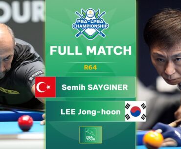 FULL MATCH: Semih SAYGINER - LEE Jong-hoon | PBA R64 | NH Nonghyup Card Championship 2023