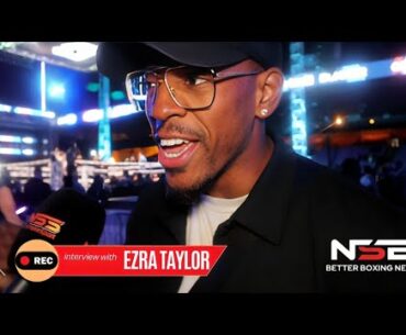 "The Ezra He Fought Tonight Is The Only One Ben Whittaker Will Be Beating!" Ezra Taylor Interview