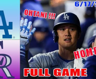 Dodgers vs Rockies Jun 17, 2024  FULL GAME Highlights | MLB Highlights | MLB Season 2024