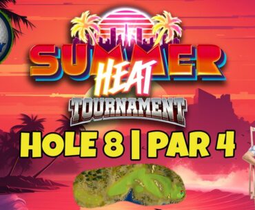 Master, QR Hole 8 - Par 4, EAGLE - Summer Heat Tournament, *Golf Clash Guide*
