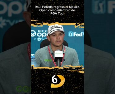 Raúl Pereda dejó su huella hace un año en el Abierto Mexicano de golf