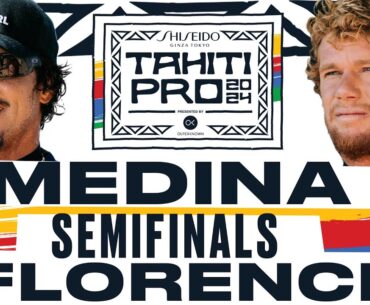 Gabriel Medina vs John John Florence | SHISEIDO Tahiti Pro pres by Outerknown 2024 - Semifinals