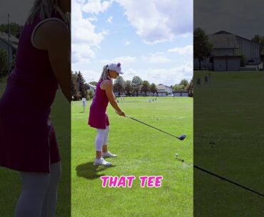 How high to tee up - find the right hight for you #shorts