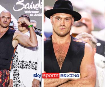 FURY REFUSES STAREDOWN! ❌ | Tyson Fury and Oleksandr Usyk go head-to-head at final press conference