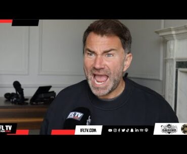 'DON'T F***** INVOLVE ME' - Eddie Hearn GOES IN! AJ-Dubois, Fury, Usyk, Socceraid, SLAMS De La Hoya