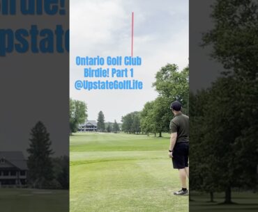 Ontario Golf Club Birdie! Part 1 #golf #shorts #golfing #golflife #golfcourse #golfshorts