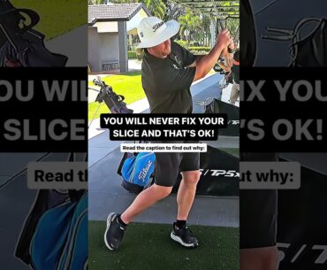 You will never fix your slice and thats OK  #golf #pgaproud