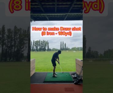 Tips for making a Draw shot consistently #golf #golfswing