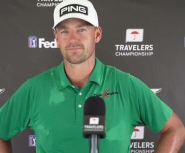 Victor Perez Thursday Flash Interview 2024 Travelers Championship