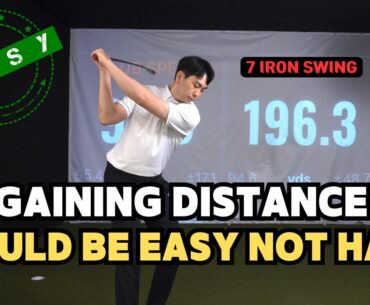 Gaining distance should not be hard please do not overthink the golf swing!