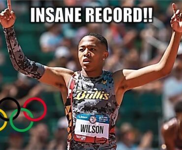 Meet The Fastest Teenager OF ALL TIME! || Quincy Wilson SMASHES National High School 400m RECORD!