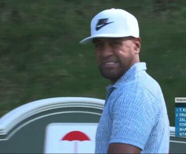 Tony Finau’s Miss-Hit on the 15th Hole at the Travelers Championship