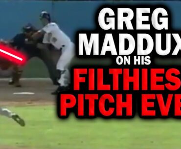 The SECRET behind Maddux's FILTHIEST Pitch EVER! #mlb