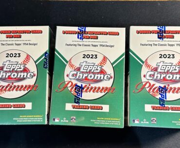 Ripping 2023 Topps Chrome Platinum Baseball Blasters!