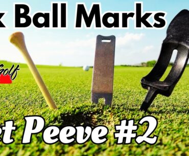 How To Properly Repair Golf Ball and Pitch Marks On The Green