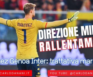 MARTINEZ all'INTER? NON ANCORA! Col GENOA trattativa maratona: i possibili scenari. E il Venezia?