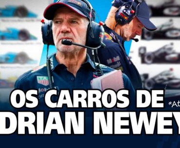 Os carros de Adrian Newey - passando pelo IMSA, Indy e Fórmula 1, todos os seus carros de corrida.