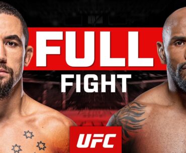 Robert Whittaker vs Yoel Romero 1 | FULL FIGHT | UFC Saudi Arabia