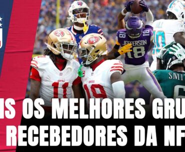 TOP 7 MELHORES GRUPOS DE RECEBEDORES DA NFL PARA 2024; E MAIS NOTÍCIAS