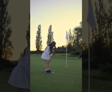 the SUSPENSE and THRILL! love me a 360 drop 🤩 #golf #golfgirl #golfswing #golfer #girlswhogolf