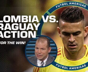 REACTION to Colombia's win vs. Paraguay 🇨🇴 'Be happy with the win!' - Ale Moreno | Futbol Americas