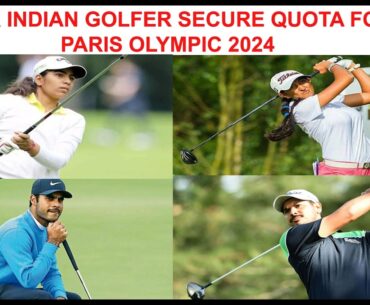 Indian Golf men and women team qualify for the Paris Olympic 2024 #golf #parisolympics