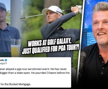 Golf Galaxy Employee Pounds 3 Beers & Qualifies For PGA Tournament This Weekend | Pat McAfee Reacts