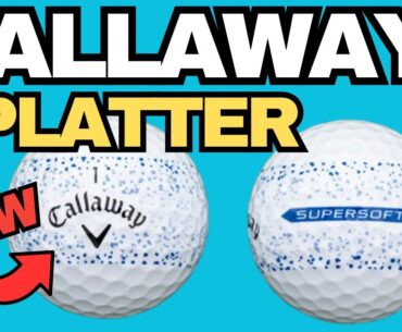 Cutting Open NEW Callaway SPLATTER Golf Ball!