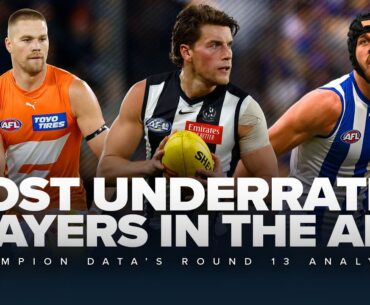 Who do the numbers have as the most UNDERRATED players in the competition? - SEN