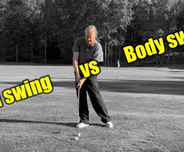 Arm swing vs Body swing. Can we separate them?