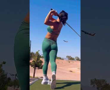 Amazing Golf Swing you need to see | Golf Girl awesome swing | Golf shorts | Addison Farley