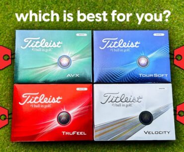 We test EVERY golf ball in Titleist's range!