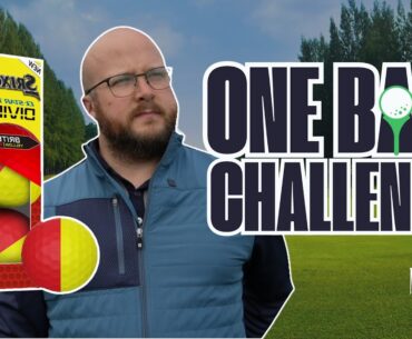 One Ball Challenge | Srixon Q-Star Tour Divide 2 Golf Balls