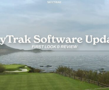 NEW SkyTrak Software Update Review and Overview | Rain or Shine Golf