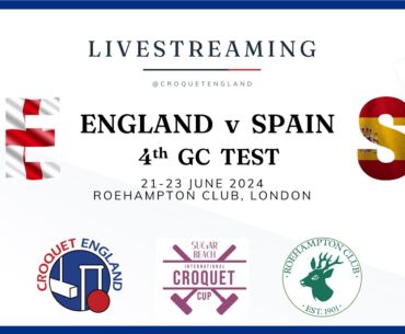 England v Spain Golf Croquet Test Match 2024 - Day 3, Session 1