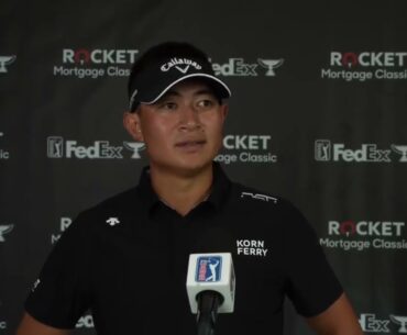 Carl Yuan Thursday Flash Interview 2024 Rocket Mortgage Classic