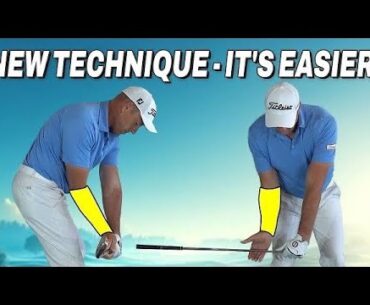 The Long Right Arm! - The New Easier Downswing! - Simple!