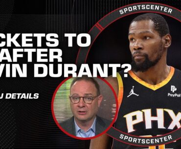 Woj: The Rockets are in position to go after Kevin Durant or Devin Booker 👀 | SportsCenter