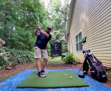 The greatest drill to hit straighter golf shots! #golf #tips #golfswing #practice #golfer